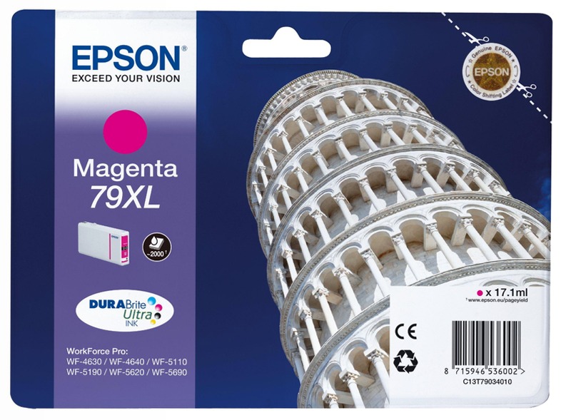 Singlepack Magenta 79XL DURABrite Ultra Ink