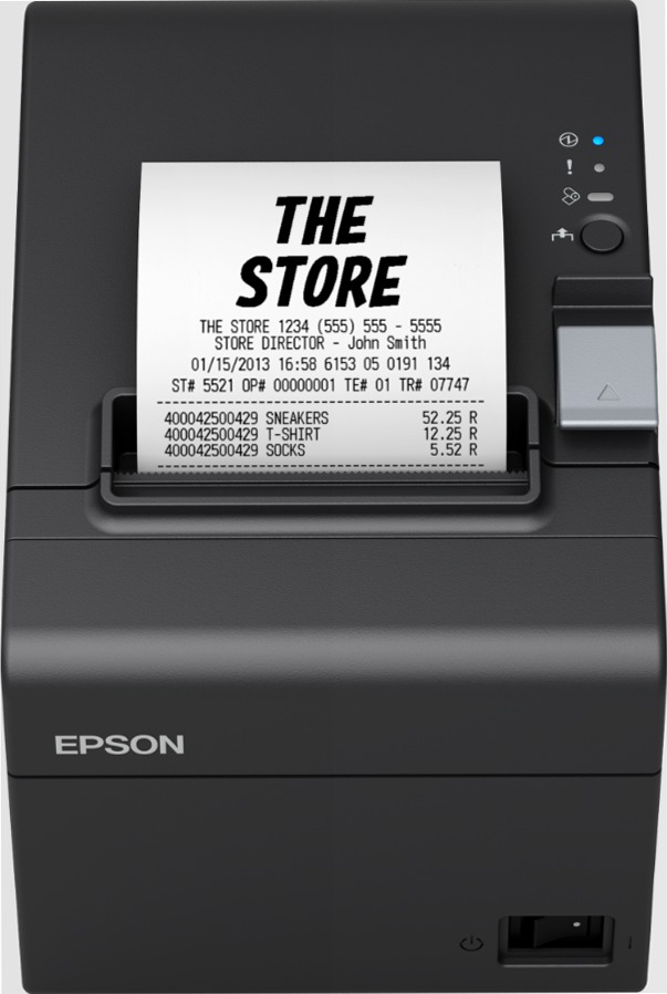 Epson TM-T20III (012A0): Ethernet, PS, Blk, UK