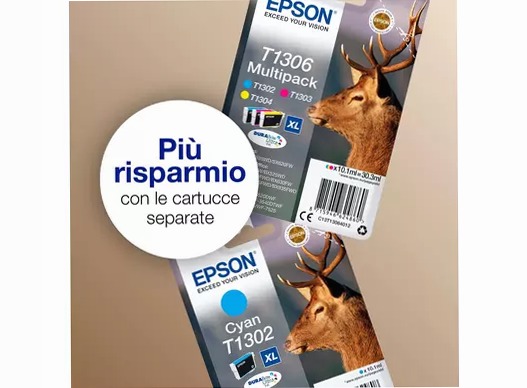 Multipack 3-colours T1306 DURABrite Ultra Ink EasyMail