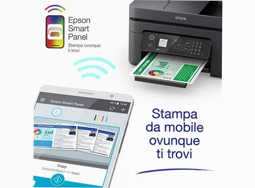 WF-2930DWF - Multifunzione A4 100fogli Cartucce 33ppm
