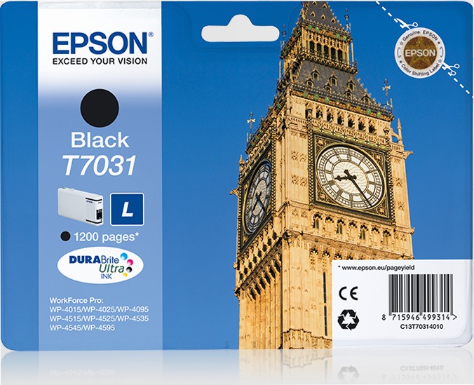 WP4000/4500 Series Ink Cartridge L Black 1.2k
