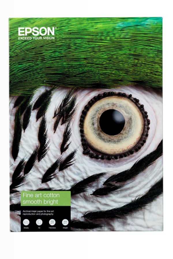 Fine Art Cotton Smooth Bright II, A2 25 Sheets