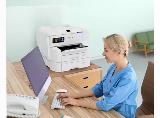 Stampante inkjet per l'ufficio a colori WorkForce Pro EP-C7000DW formato A3+ 335fogli 35ppm