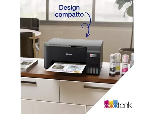 EcoTank ET-2862 stampante multifunzione A4 Wi-Fi con serbatoi di inchiostro, fino a 3 anni di inchiostro inclusi 100fogli 33ppm