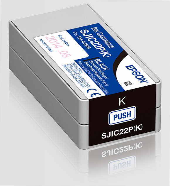 SJIC22P(K): Ink cartridge for ColorWorks C3500 (Black)