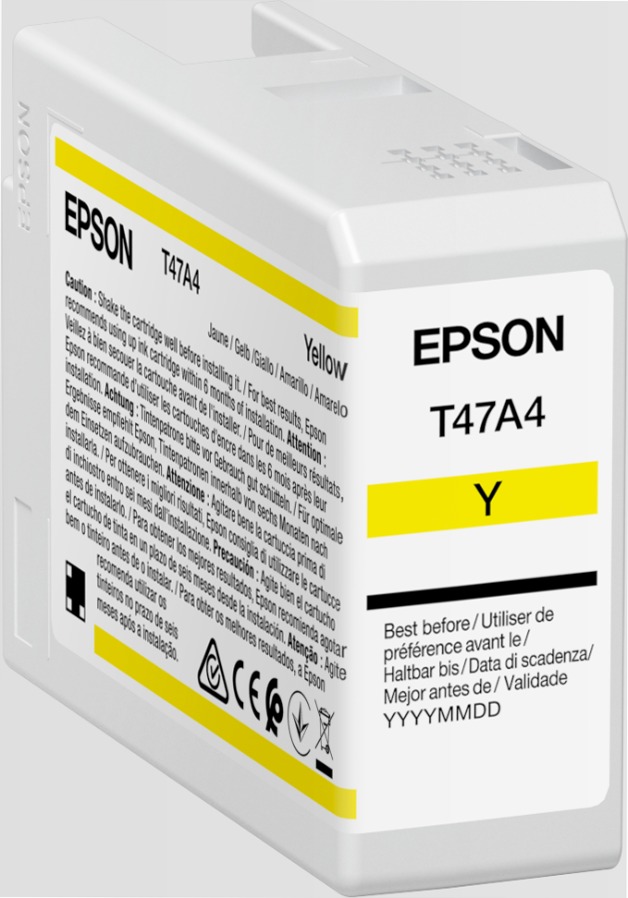 Singlepack Yellow T47A4 UltraChrome Pro 10 ink 50ml