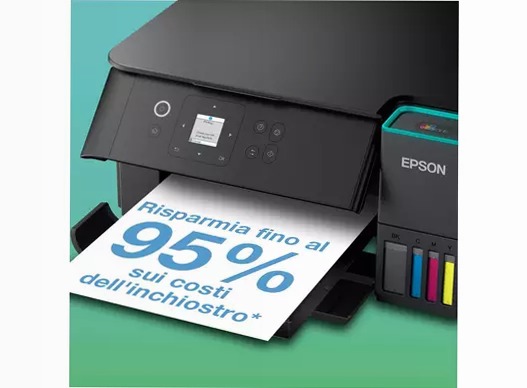 EcoTank ET-2955 stampante multifunzione A4 Wi-Fi con serbatoi di inchiostro, fino a 3 anni di inchiostro inclusi 100fogli 33ppm