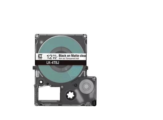 Matte Tape Clear/Black 12mm (8m)