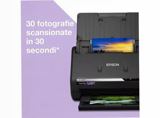 Scanner fotografico rapido FastFoto FF-680W A4 con connettività Wi-Fi e alimentatore automatico