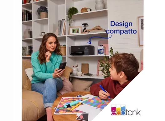 EcoTank ET-2830 stampante multifunzione A4 Wi-Fi con serbatoi di inchiostro, fino a 3 anni di inchiostro inclusi 100fogli 33ppm