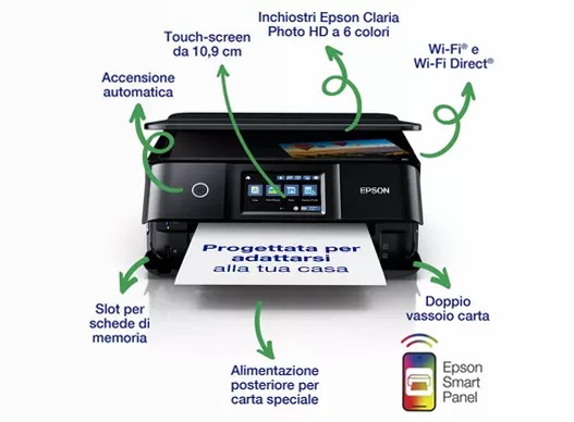 Epson XP-8700 - Stampa e Scansione Multifunzione 100fogli Inkjet 10ppm