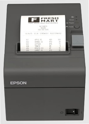 Epson TM-T20II (003): Built-in USB + Ethernet, PS, EDG, EU