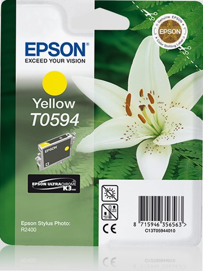Singlepack Yellow T0594 Ultra Chrome K3