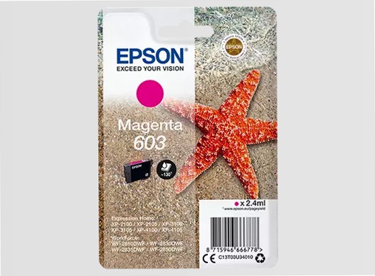 Singlepack Magenta 603 Ink