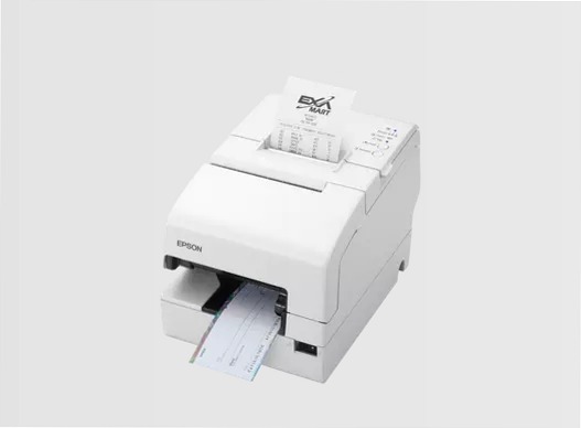 Epson TM-H6000V-213P0: P-USB, MICR, White