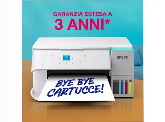EcoTank ET-2959 Stampante multifunzione bianca A4 Wi-Fi con serbatoi di inchiostro, fino a 3 anni di inchiostro inclusi 100fogli 33ppm