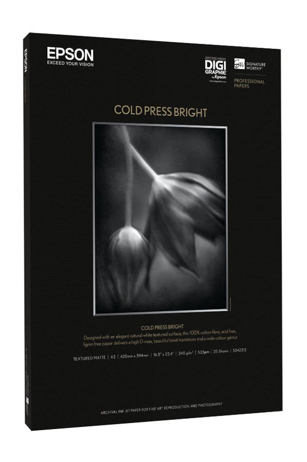 Cold Press Bright, DIN A2, 25 Sheets