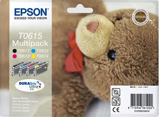 Multipack 4-colours T0615 DURABrite Ultra Ink