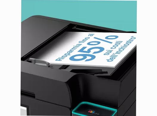 EcoTank ET-4951 Stampante multifunzione A4 Wi-Fi con serbatoi di inchiostro AirPrint con ADF, stampa fronte/retro, scansione, copia e fax, fino a 3 anni di inchiostro inclusi 250fogli 35ppm