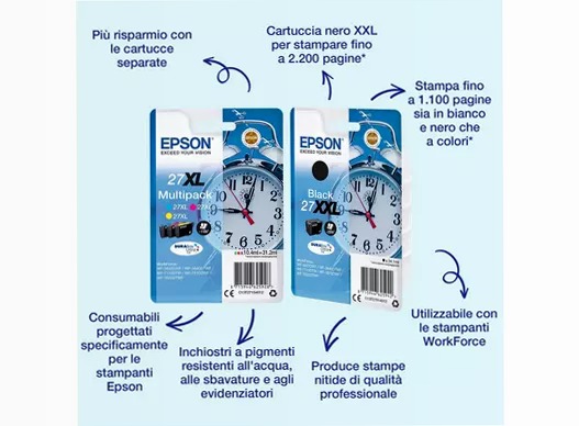 Cartucce di inchiostro Epson DURABrite Ultra Sveglia (27)