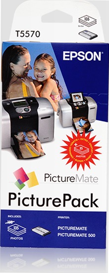 PicturePack (135 x photo-paper, 1 x 6 colour ink cartridge) T5570
