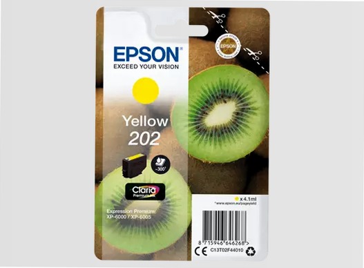 Singlepack Yellow 202 Claria Premium Ink