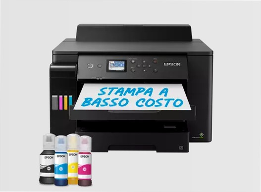 Stampante con serbatoi di inchiostro Wi-Fi A3+ EcoTank ET-16150 550fogli 32ppm