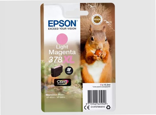 Singlepack Light Magenta 378XL Claria Photo HD Ink