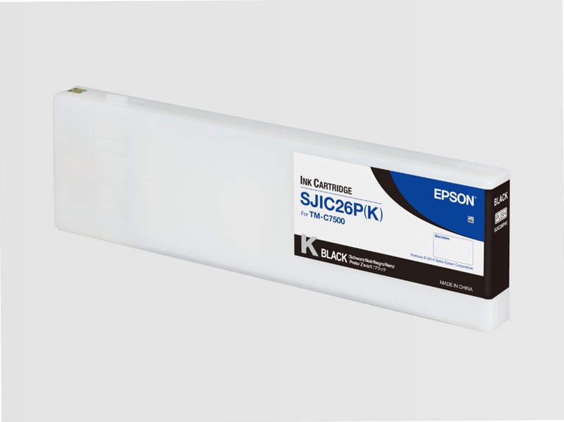 SJIC26P(K): Ink cartridge for ColorWorks C7500 (Black)