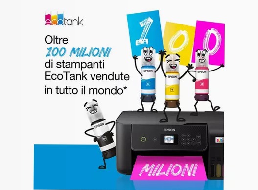 Stampante fotografica con serbatoi di inchiostro Wi-Fi A4 EcoTank ET-8500 32ppm