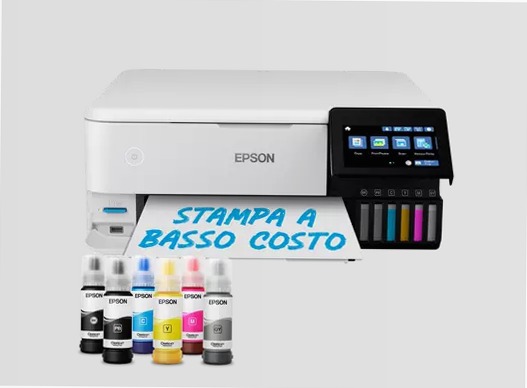 Stampante fotografica con serbatoi di inchiostro Wi-Fi A4 EcoTank ET-8500 32ppm