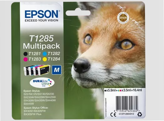 Multipack 4-colours T1285 DURABrite Ultra Ink
