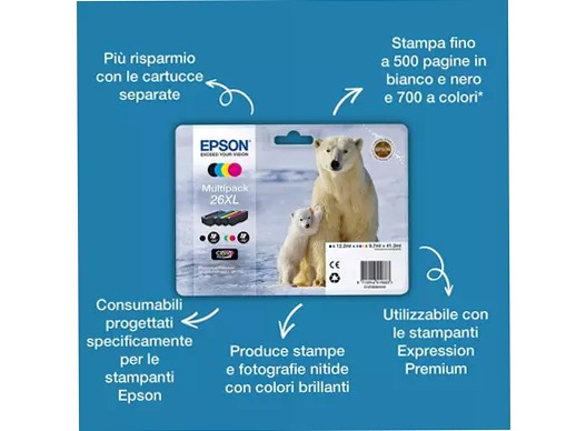 Inchiostri Claria Premium Orso Polare