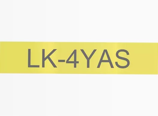 Colour Tape – Yellow/Grey 12mm (8m) – LK-4YAS