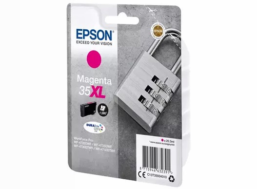 Singlepack Magenta 35XL DURABrite Ultra Ink