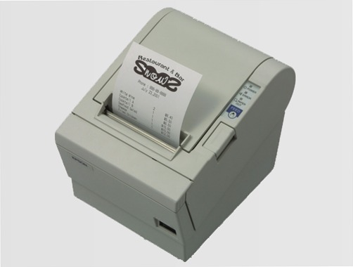 Epson TM-T86F (001): Serial, PS, ECW, black mark sensor(fiscal)
