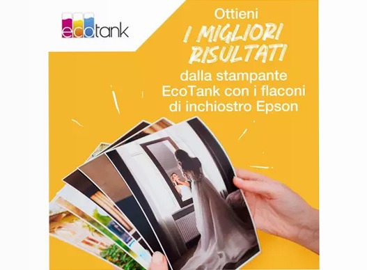 Flaconi di inchiostro EcoTank originali Epson serie 114 (70 ml)