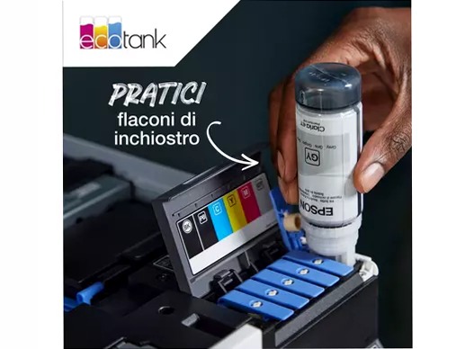 Flaconi di inchiostro EcoTank originali Epson serie 114 (70 ml)