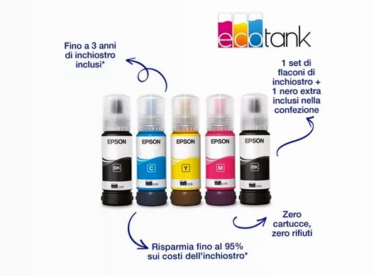 EcoTank ET-14100 stampante A3 Wi-Fi con serbatoi di inchiostro, fino a 3 anni di inchiostro inclusi* 100fogli 30ppm