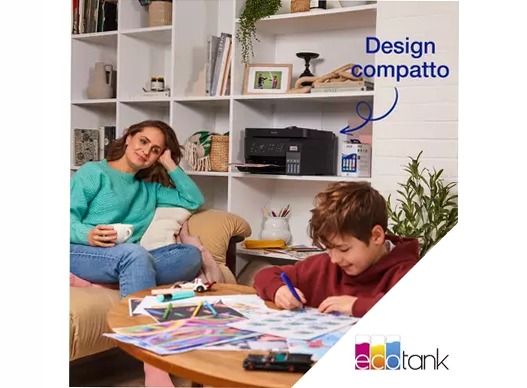 EcoTank ET-4810 stampante multifunzione A4 Wi-Fi con serbatoi di inchiostro, fino a 3 anni di inchiostro inclusi 100fogli 33ppm