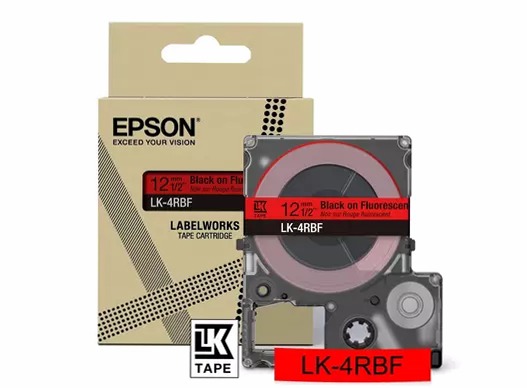 Tape LK-4RBF - Striscia Colorata Rosso/Fuoco
