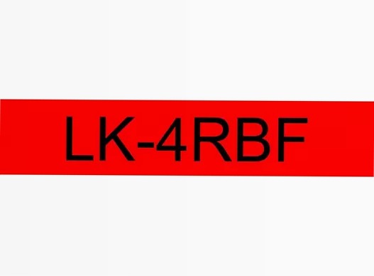 Tape LK-4RBF - Striscia Colorata Rosso/Fuoco