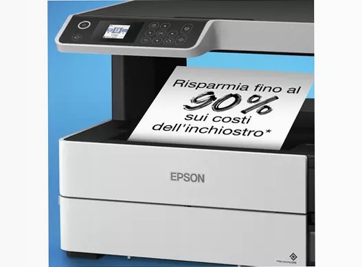 Stampante monocromatica multifunzione A4 Wi-Fi con serbatoi di inchiostro EcoTank ET-M2170 250fogli 39ppm