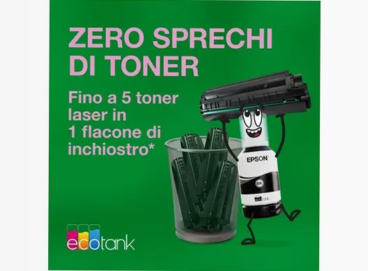Stampante monocromatica multifunzione A4 Wi-Fi con serbatoi di inchiostro EcoTank ET-M2170 250fogli 39ppm