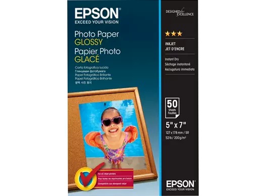 Epson Glossy Photo Paper (130 x 180mm), 200gsm, 50 sheets