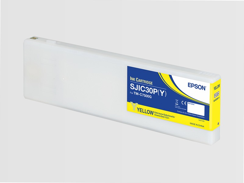 SJIC30P(Y): Ink cartridge for ColorWorks C7500G (Yellow)