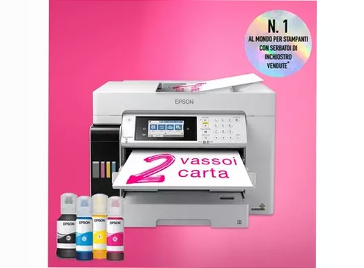 EcoTank Pro ET-16685 Stampante multifunzione A3+ Wi-Fi con serbatoi di inchiostro ricaricabili e supporto PCL 250fogli 25ppm