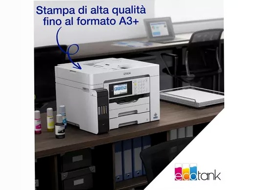 EcoTank Pro ET-16685 Stampante multifunzione A3+ Wi-Fi con serbatoi di inchiostro ricaricabili e supporto PCL 250fogli 25ppm