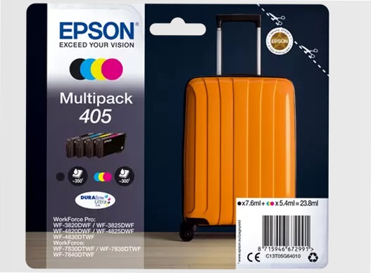 Cartucce di inchiostro originali Epson DURABrite Ultra Valigia 405