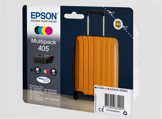 Cartucce di inchiostro originali Epson DURABrite Ultra Valigia 405